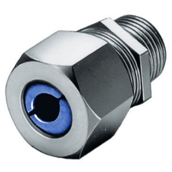 Kellems Wire Management, Cord Connectors, Straight Male, .38-.50", 3/4", Stainless Steel